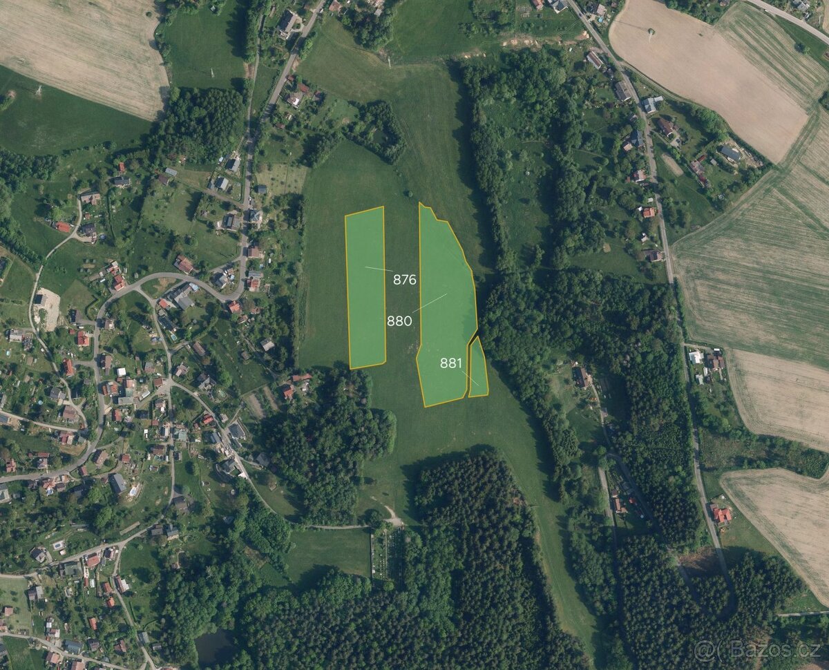 Zemědělská půda, prodej, Alšovice, Pěnčín, Jablonec nad Niso