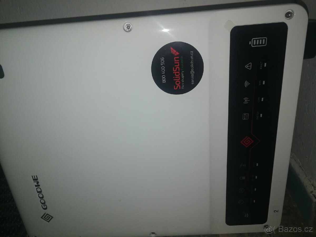 Prodám střídač Goodwe 10kW,asymetrický, 3-fázový k opravě,