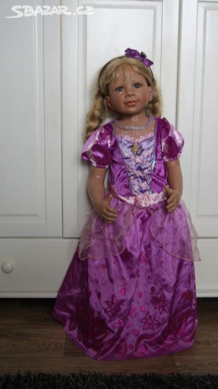 Šaty Disney Rapunzel, vel.4-5 let.