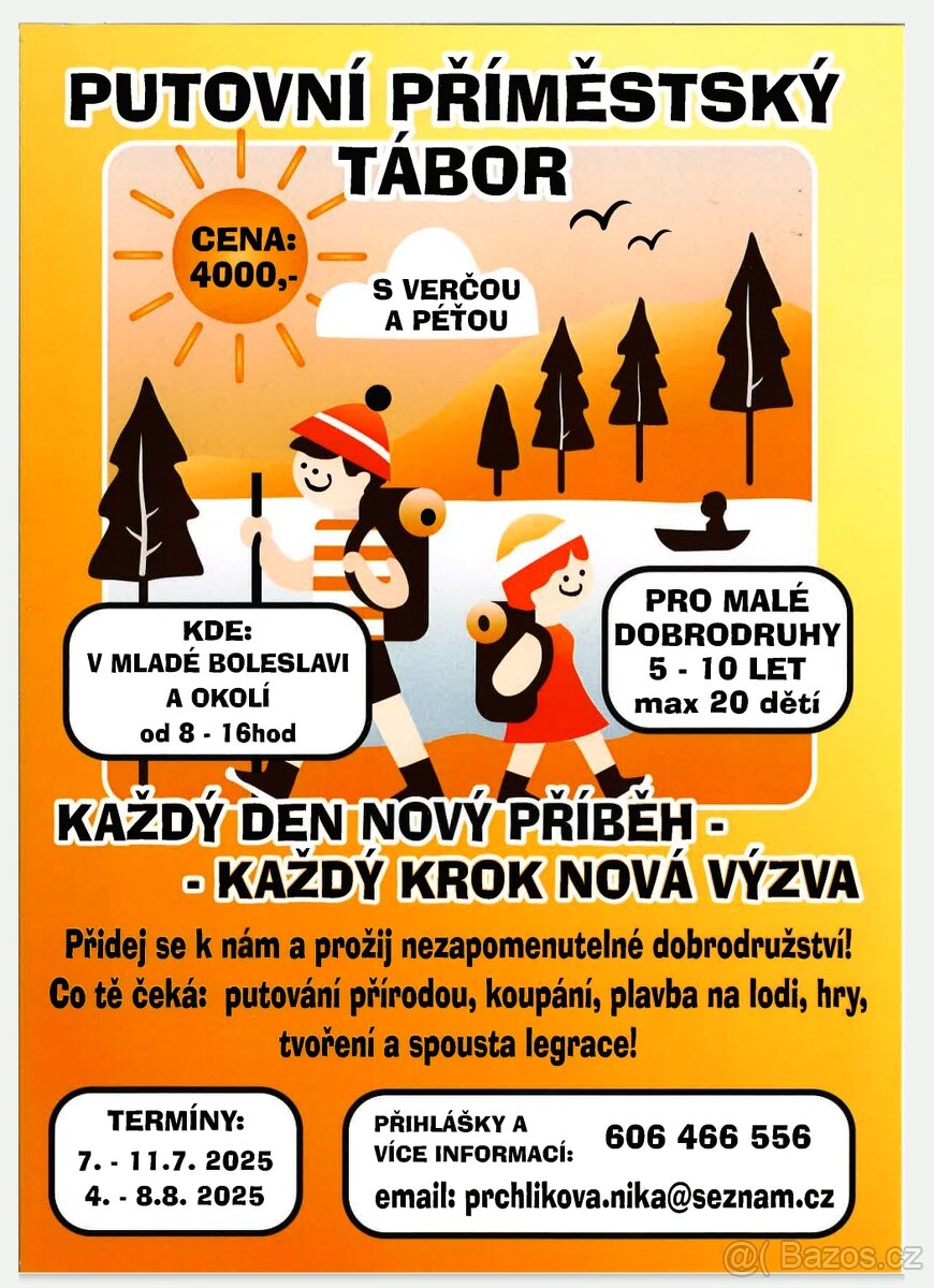 Příměstský putovní tábor MB
