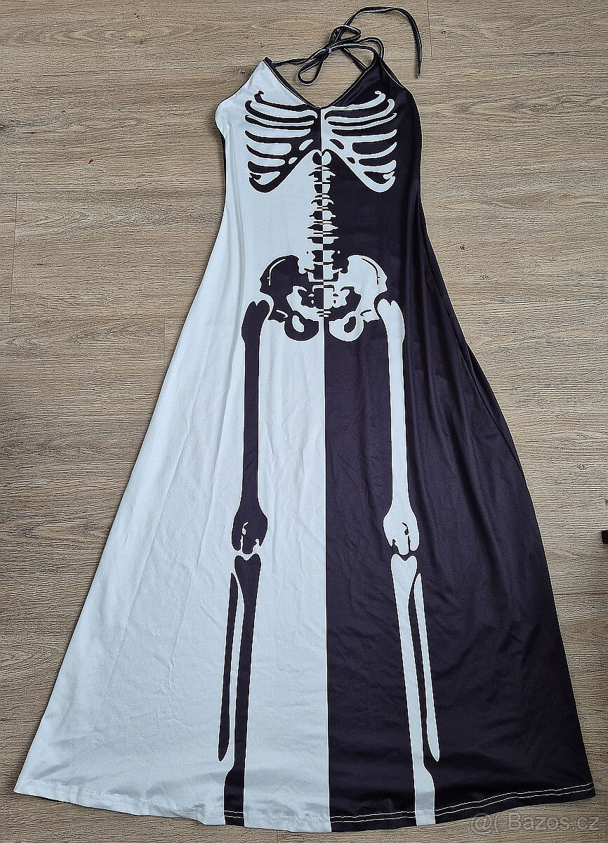 NOVÉ ŠATY KOSTI NA HALLOWEEN- UNI VELIKOST