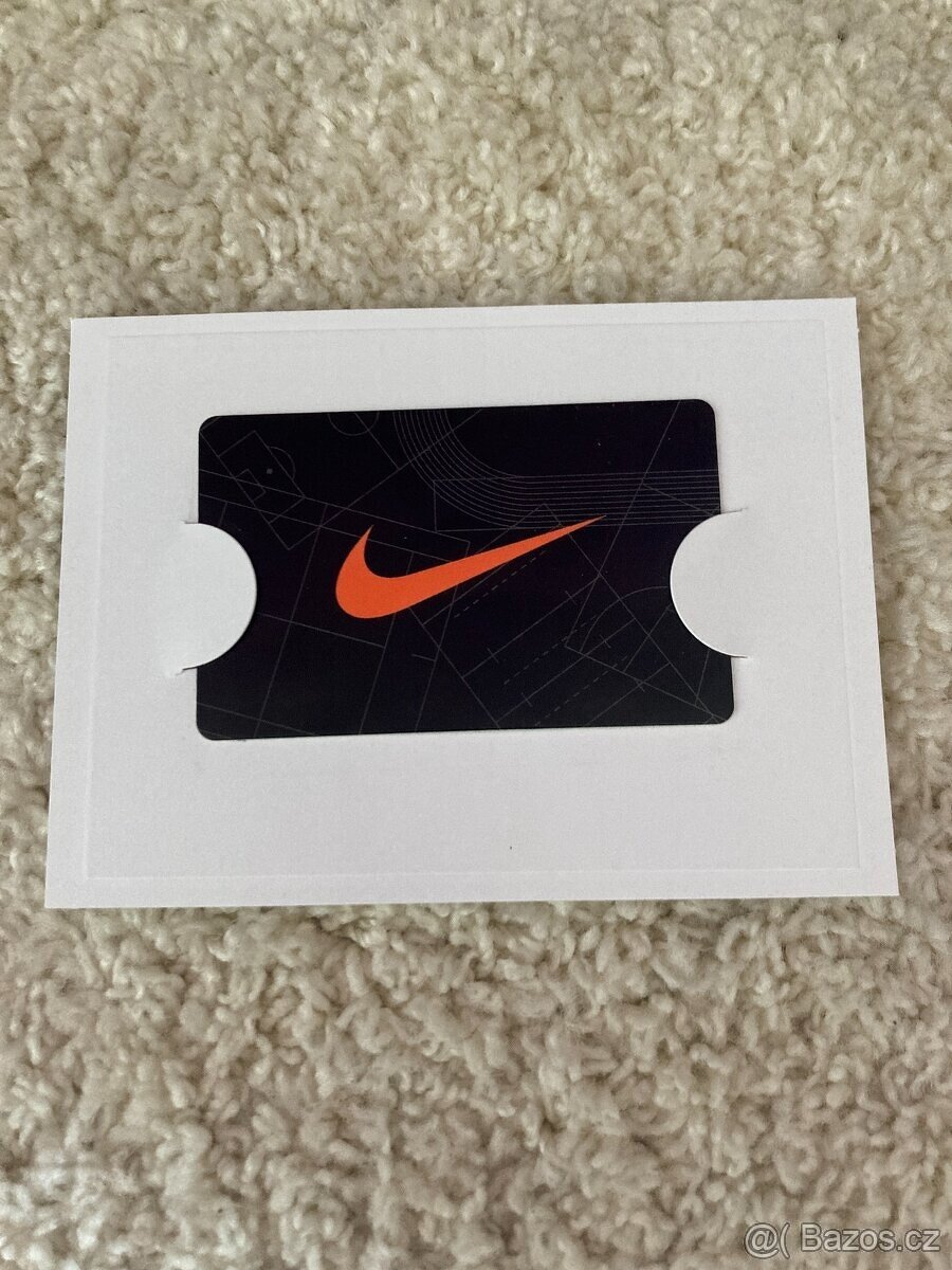 Dárková karta Nike v hodnotě 5000,- Kč