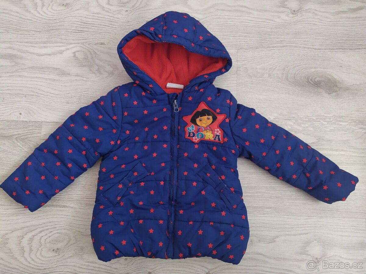 Dívčí zimní bunda 86