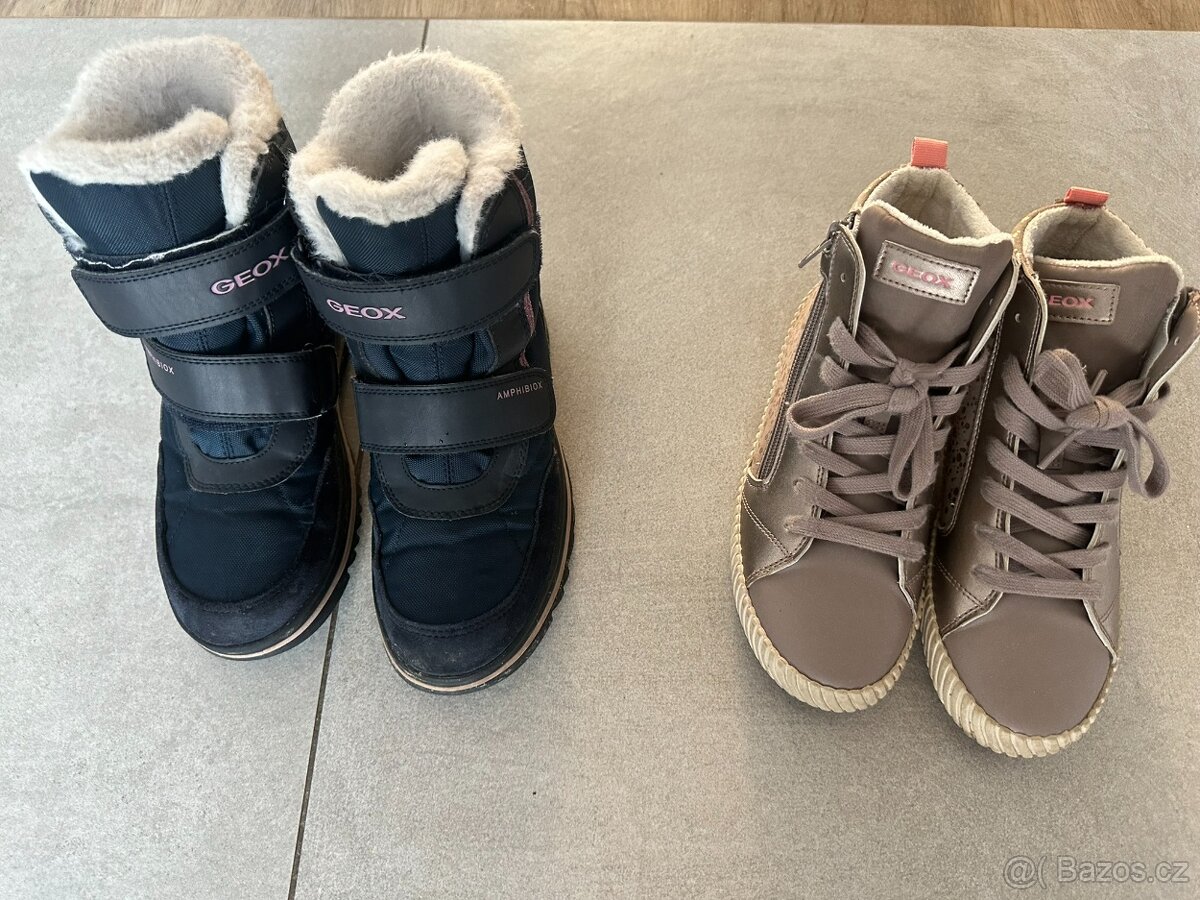 Dívčí podzimní - zimní boty GEOX