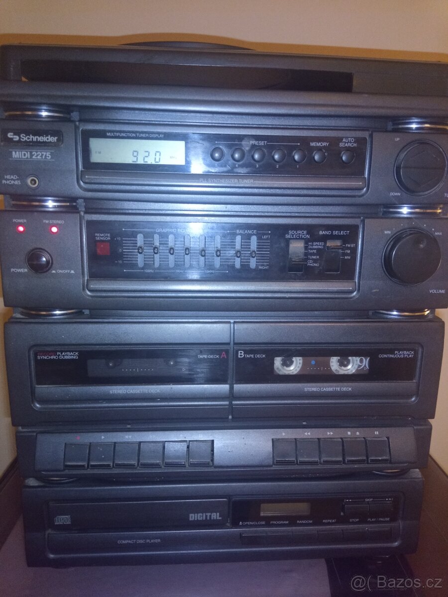 Schneider midi 2275 hifi věž