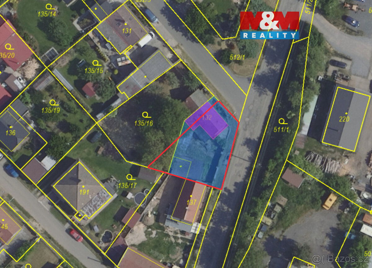 Prodej pozemku k bydlení, 360 m², Libenice