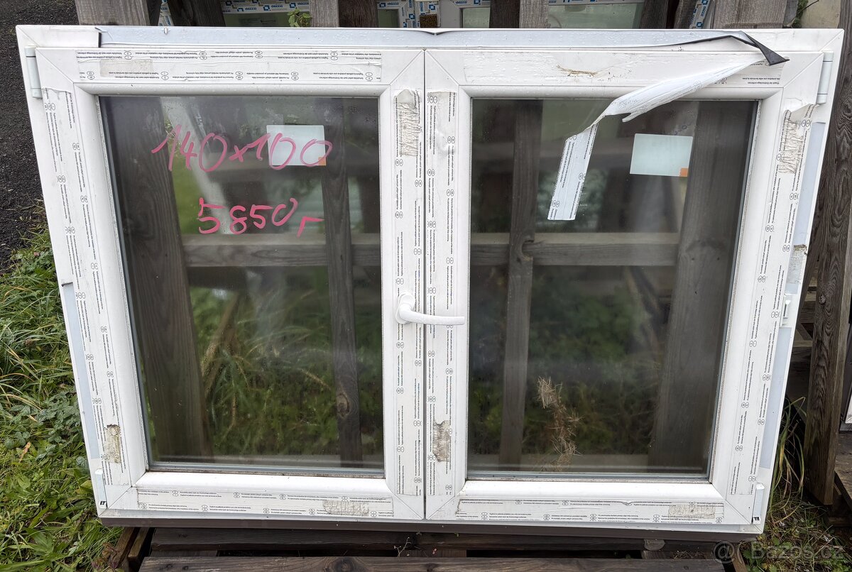 Prodám plastové okno 140x100