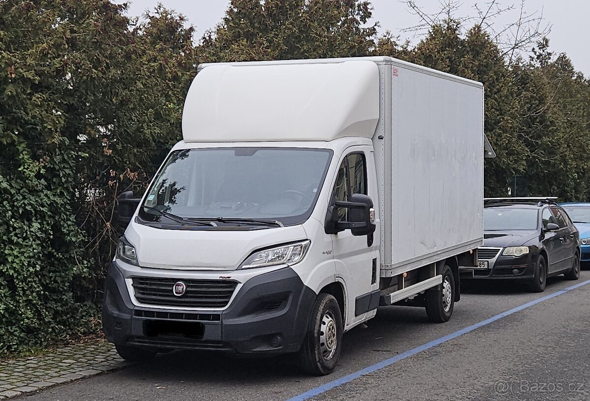 Ducato 2.3JTD, plechová nástavba, hydraulická plošina, AC.