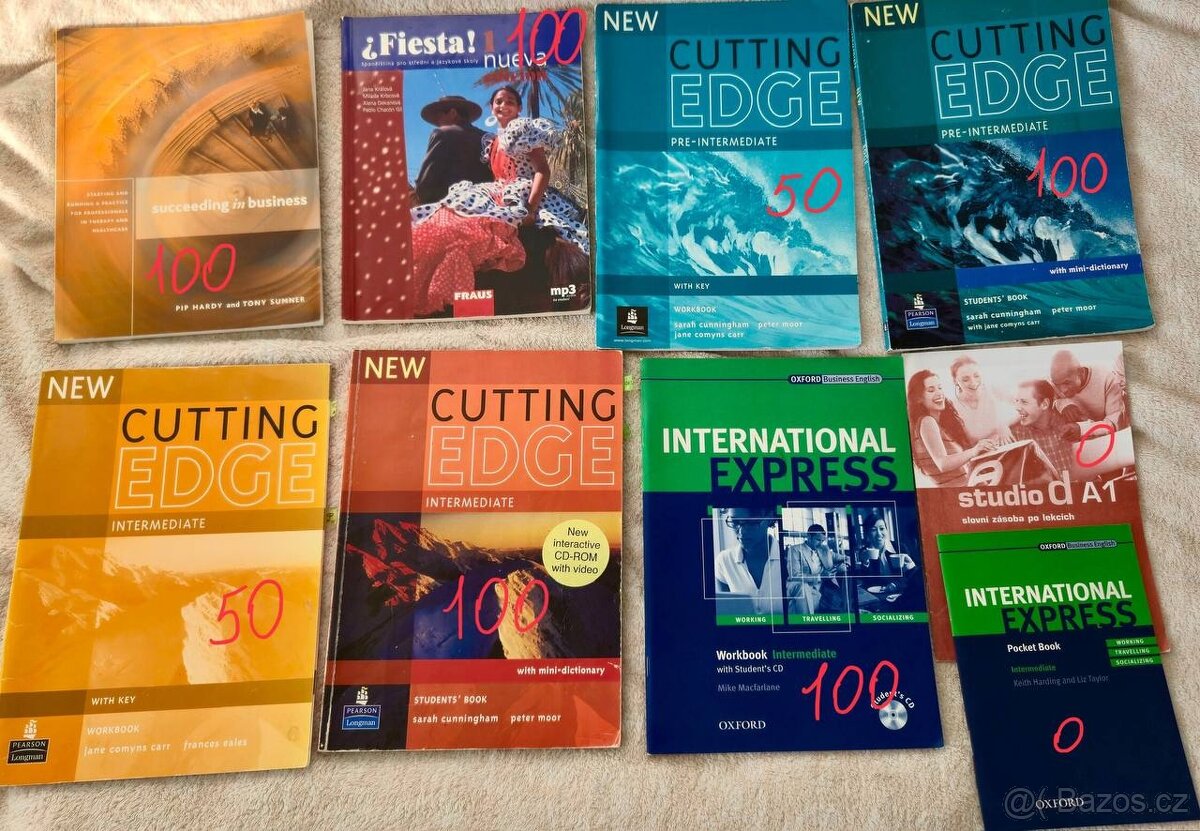 Učebnice španělštiny a angličtiny