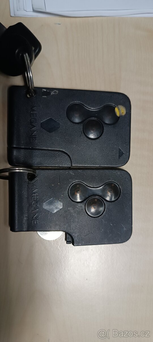 RENAULT MEGANE - STARTOVACÍ KARTY