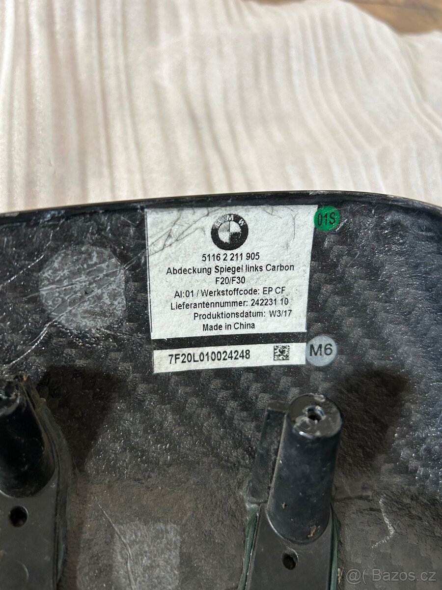 BMW F87 N55 mperformance kryty zrcátek