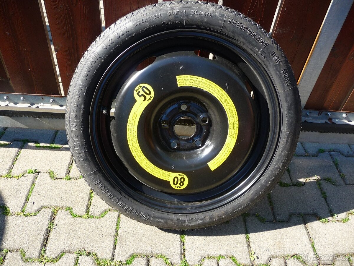DOJEZDOVÉ KOLO-REZERVA 5x112x57 R 18 ET 25,5 NOVÉ