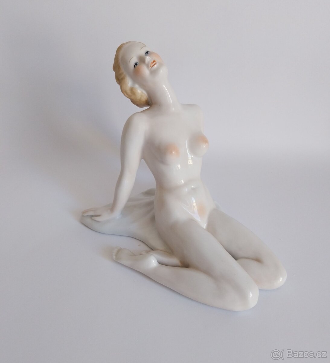 Porcelánový ženský akt - NEUNDORF - Německo
