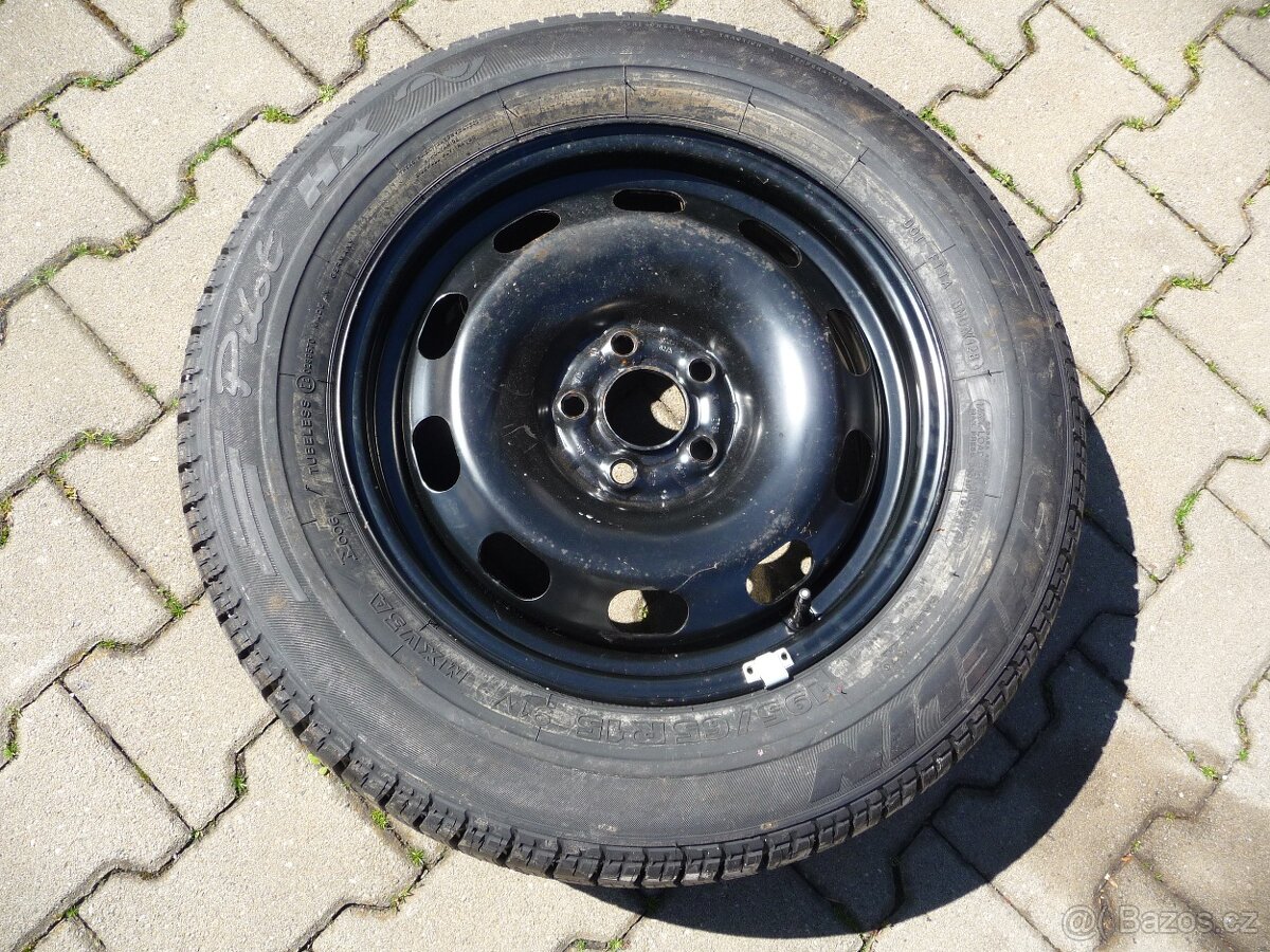 REZERVA 5x100 MICHELIN PILOT HX 195/65 R15 91V ET 38 NOVÁ