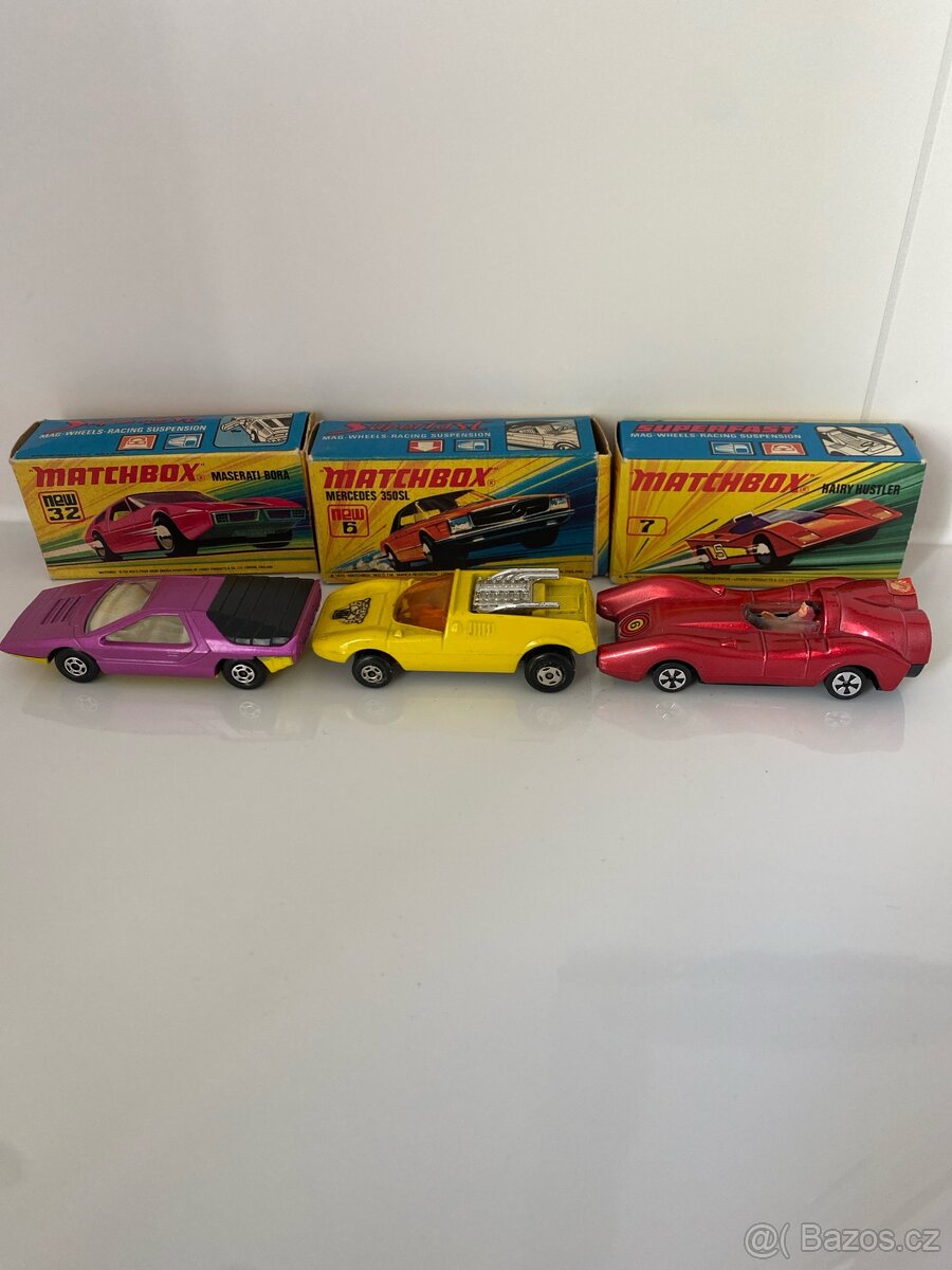 Autíčka Matchbox