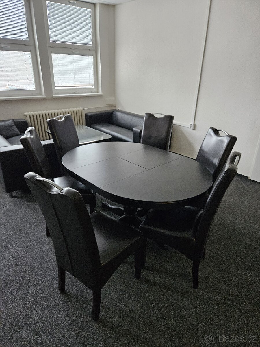 Set jídelních kresel 6ks. Tmavě hnědá