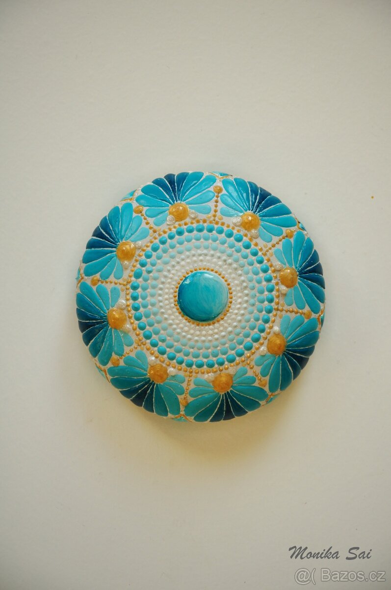 Mandala "Štěstí a ochrana" DotArt, akryl