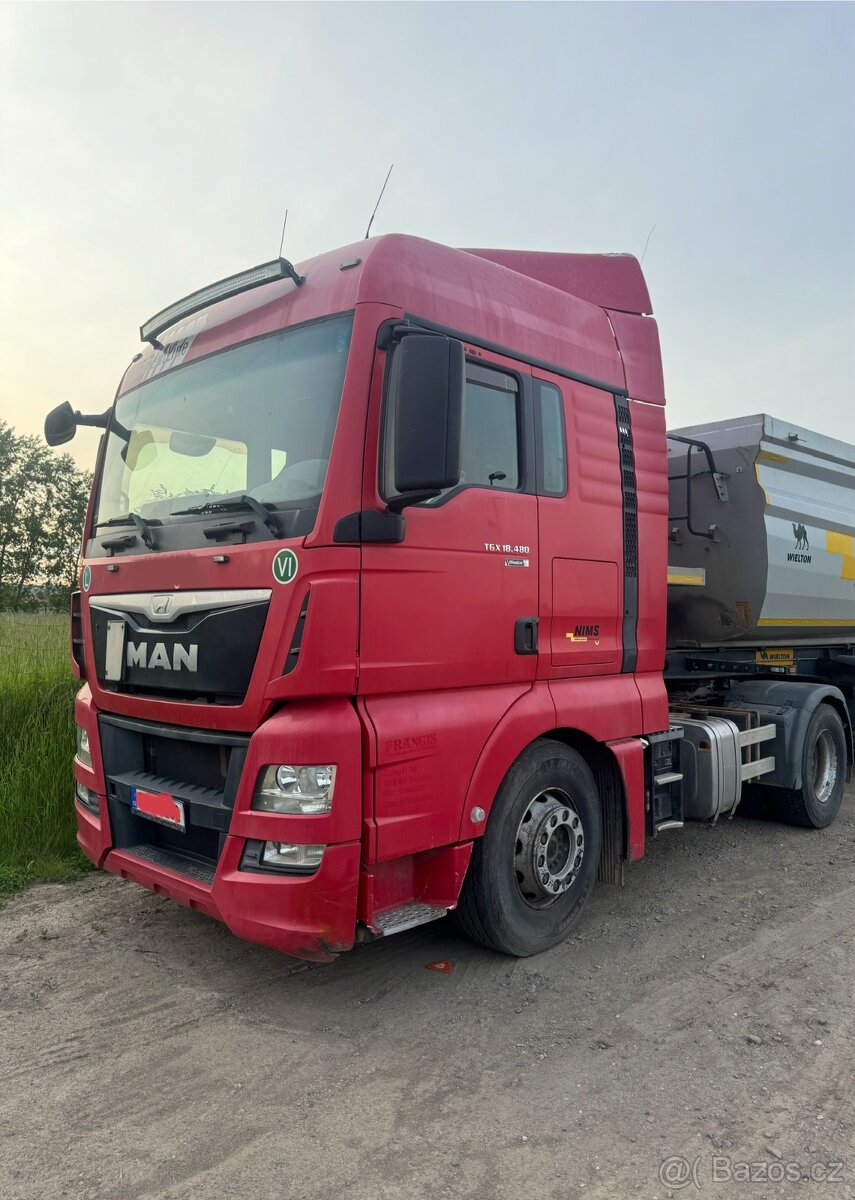 MAN TGX 18.480 + HYDRAULIKA STANDART 2016 + NOVÁ SPOJKA