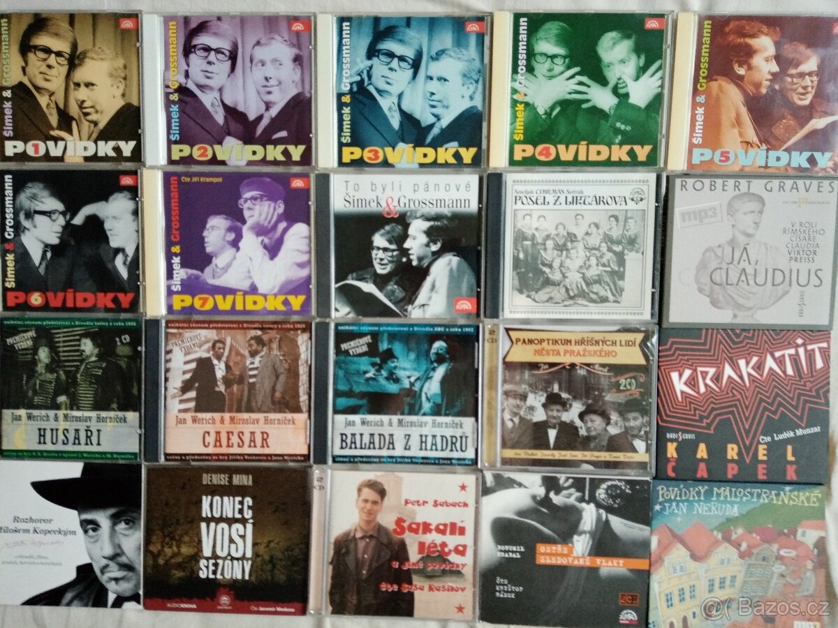 Nové 23.6.. orig.CD a MC mluvene slovo  (i zabalene)od 39 Kč