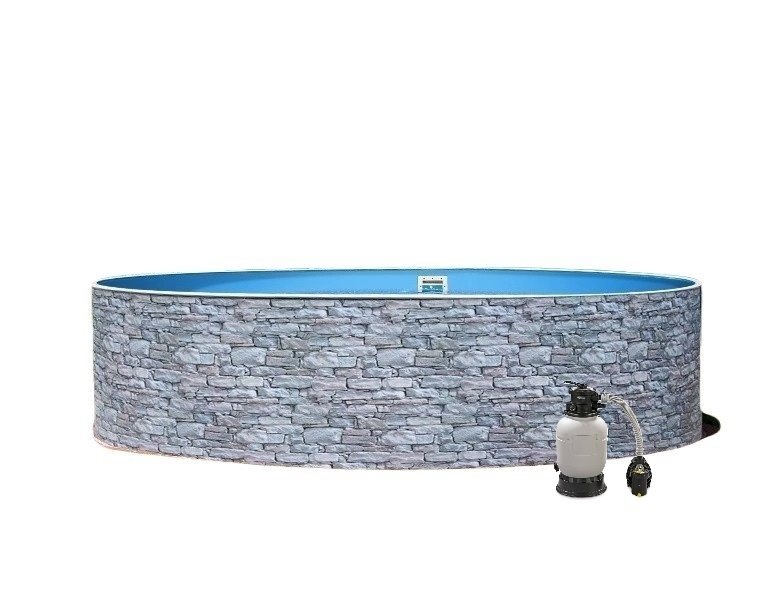 Bazén Azuro 3,6m x 1,1m, písková filtrace, schůdky, vysavač