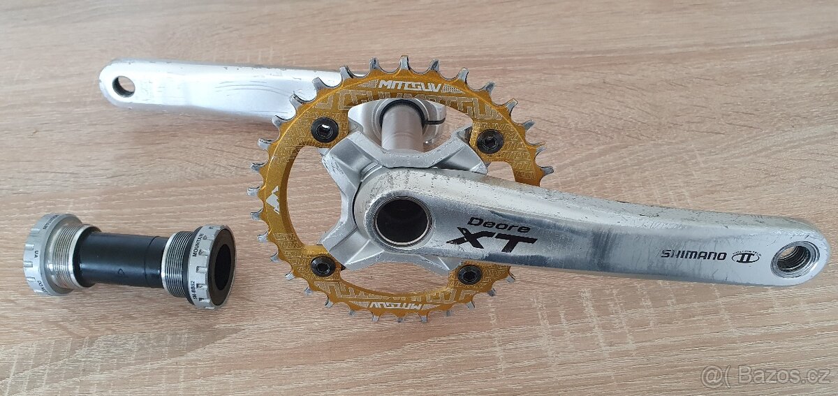 Kliky Shimano XT FC-M770 + středové složení