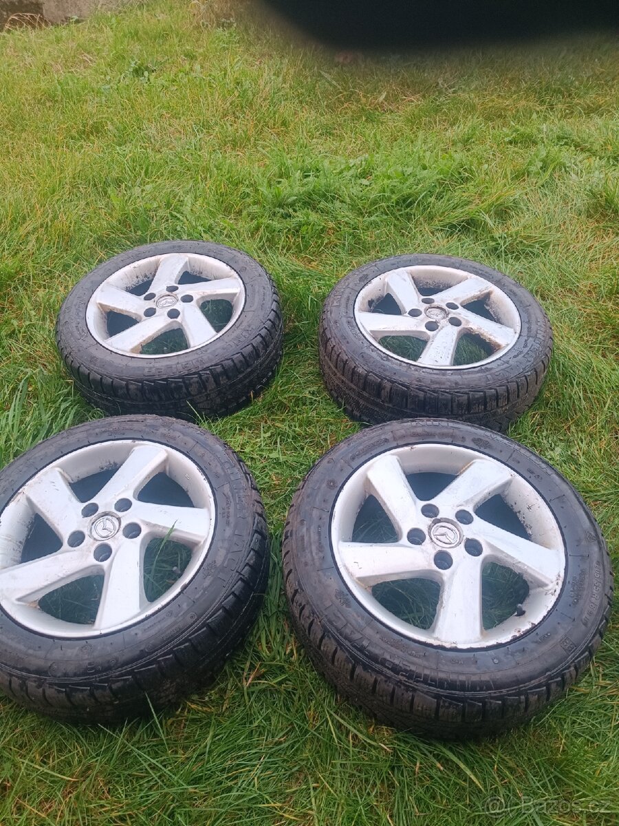 Alu kola Mazda včetně zimních pneu 205/56/16