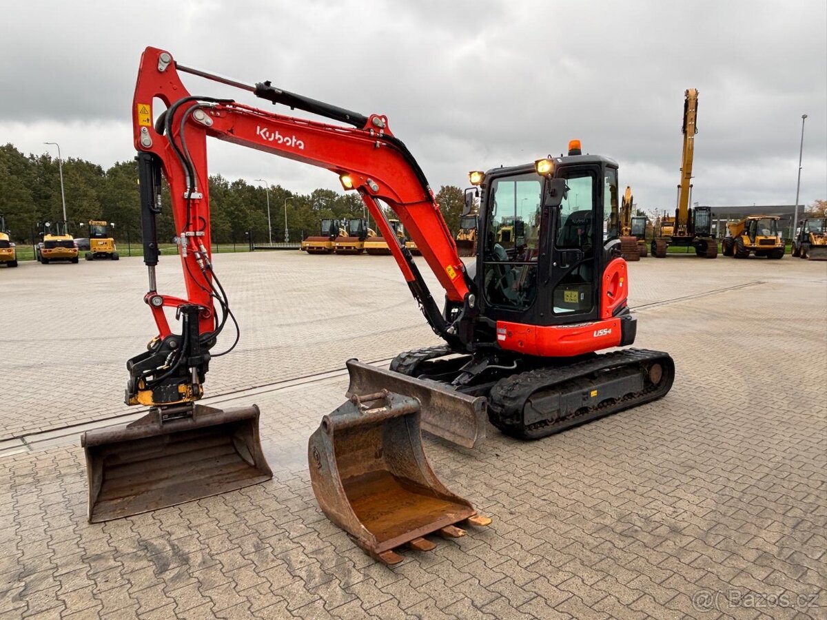 Pásový bagr Kubota U55-4,r.v.2019,1850MTH, ENGCON, KLIMA