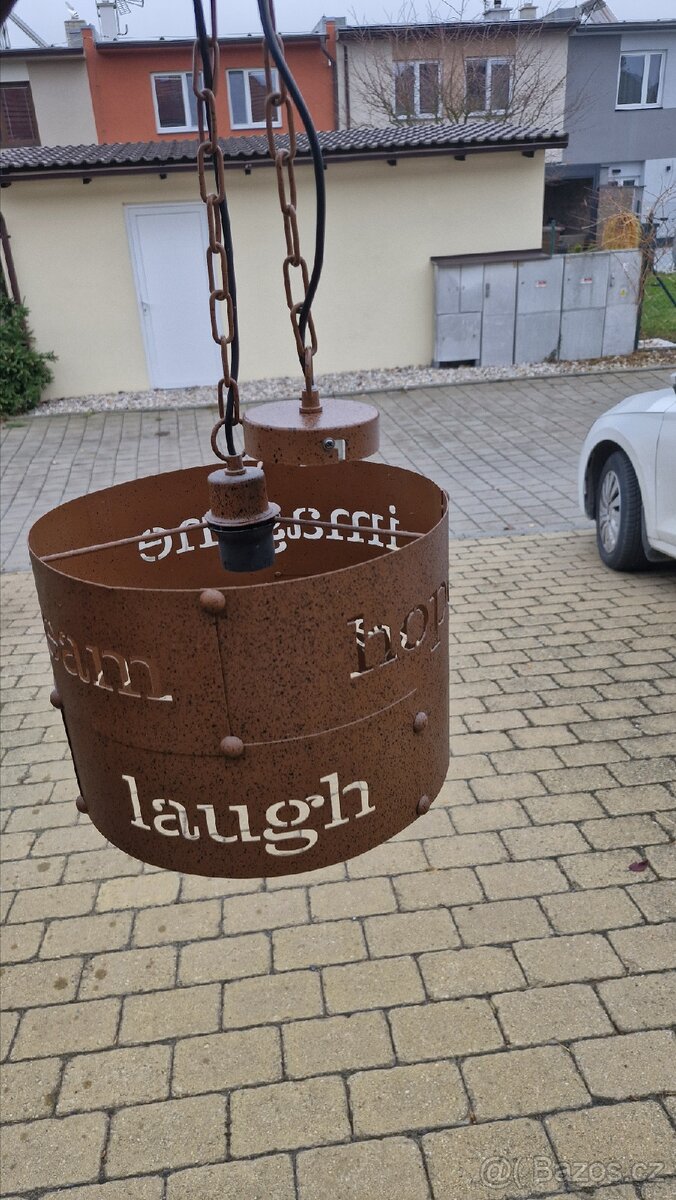 Designové světlo, jako nové.