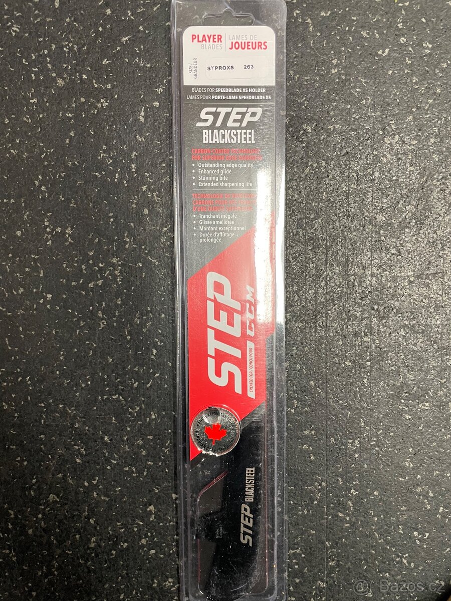 Nové hokejové nože CCM step blacksteel