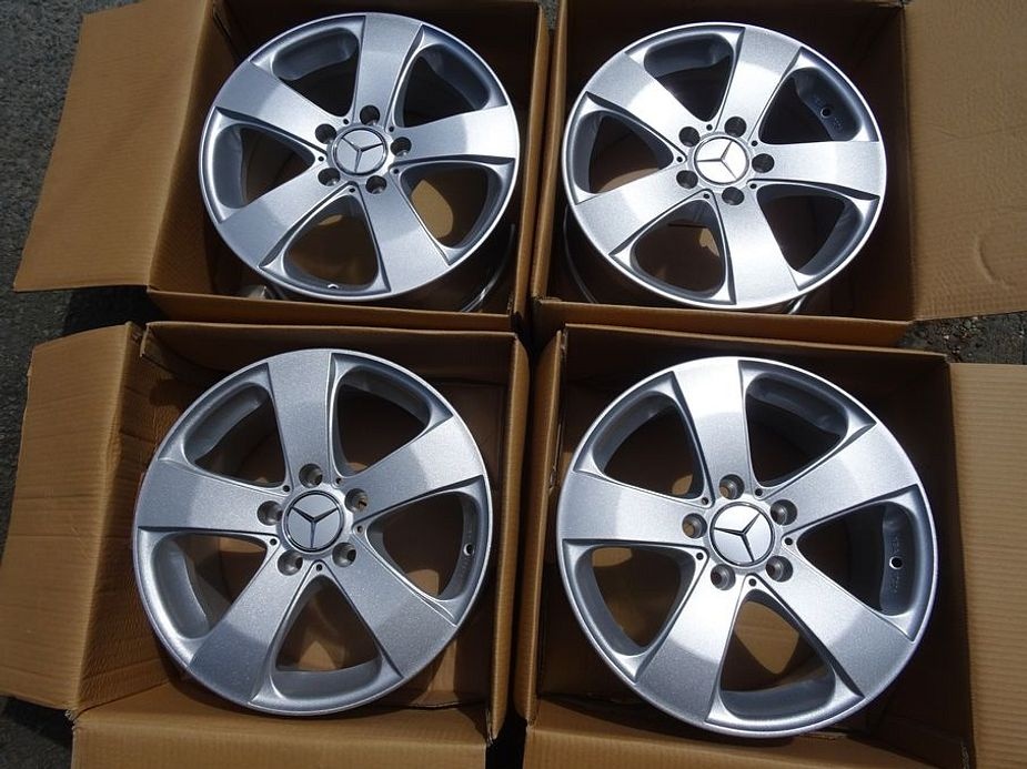 Alu disky pro Mercedes, 16", 5x112, ET 49, šířka 7,5J