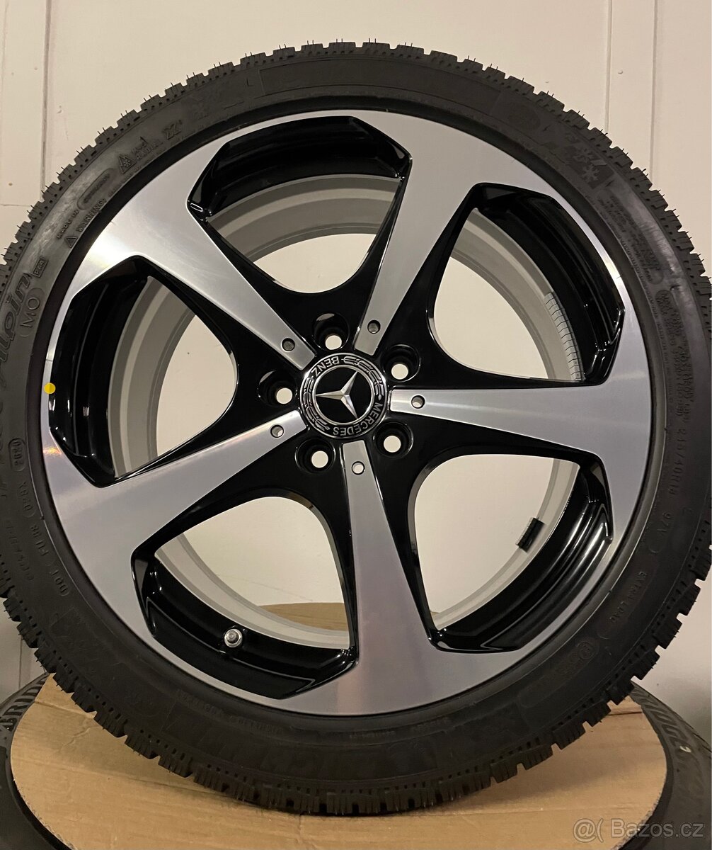 Original zimni alu kola Mercedes C r18 W205 S205 98%