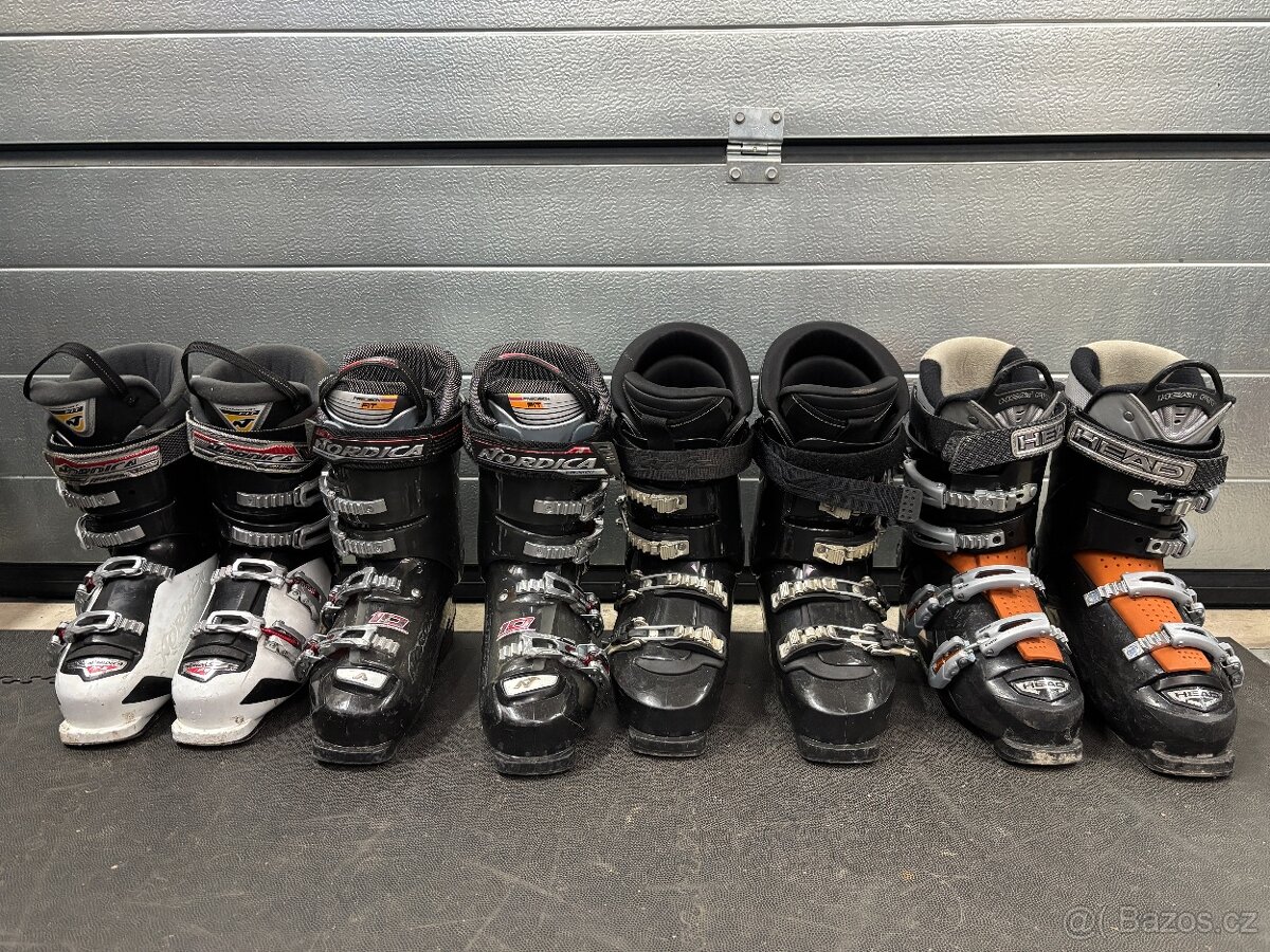 Lyžařské boty dospělé - různé velikosti