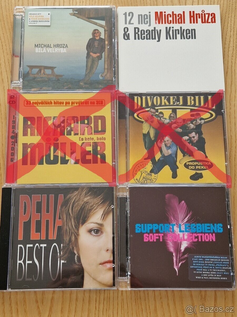 CD: Michal Hrůza (Ready Kirken); Support Lesbiens; Peha