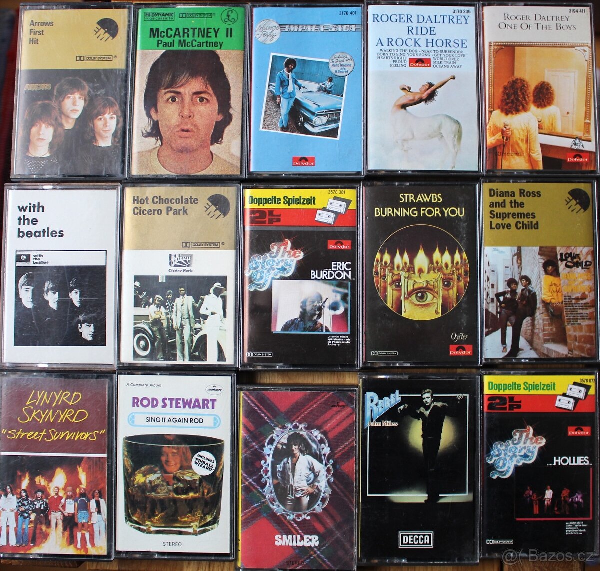 Originál zahraniční audiokazety (MC)