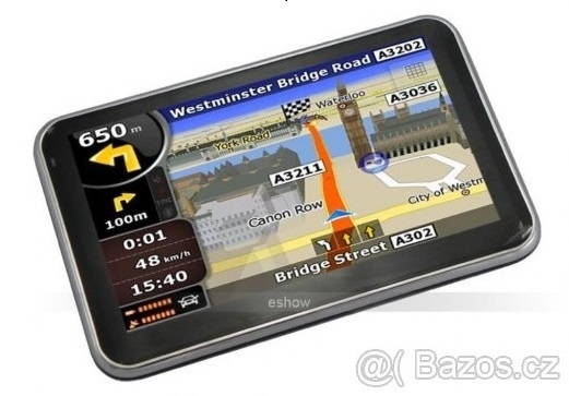 LUXUSNÍ 5" GPS NAVIGACE v HD, 8GB, FM, 256MB, 3D mapy- NOVÁ