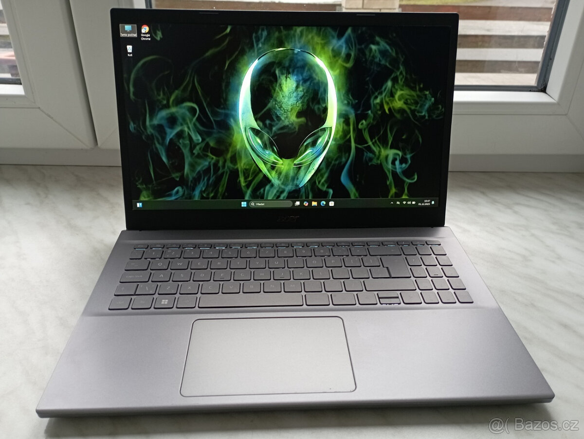 Acer 5 A515-Ryzen 8xcpu-16g ddr4-ssd 512g-Full HD-JAKO NOVÝ