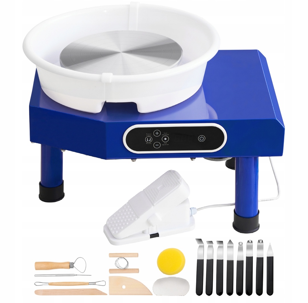 Hrnčířský kruh 350 W – tichý výkon, pedál, kompletní výbava