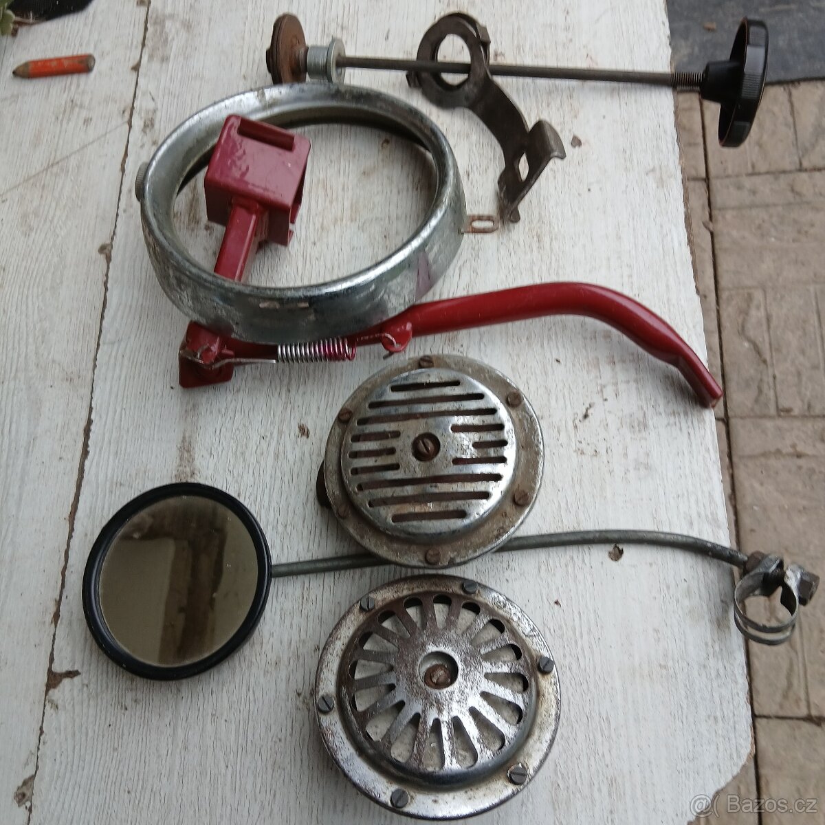 jawa tlumič řízení, stojan