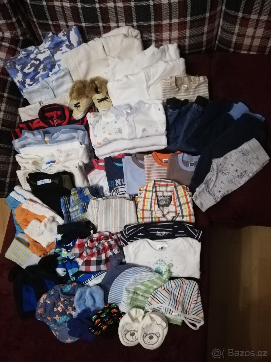 Balík oblečení vel. 56 - 68 - KLUK