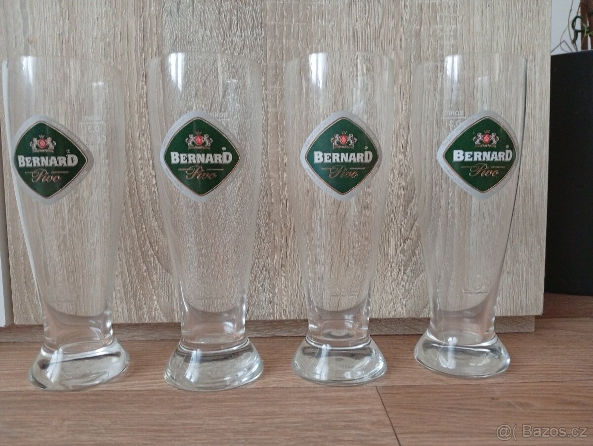 BERNARD 0,3l skleničky sada 4 ks