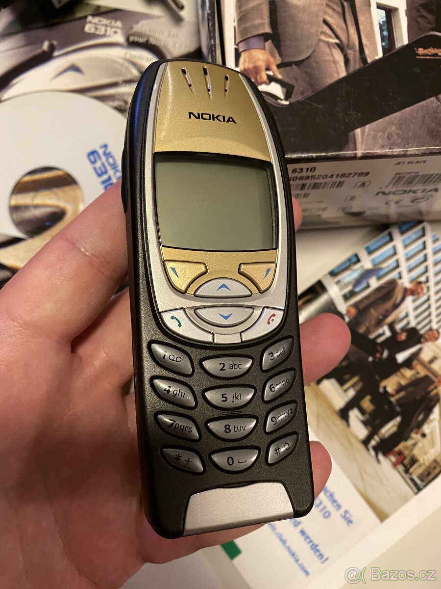 Nokia 6310 zánovní, zlatá originalni puvodní balení