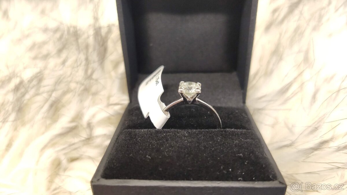 Diamantový prsten 1.15 ct - VS1 -zásnubní prsten - NOVÝ