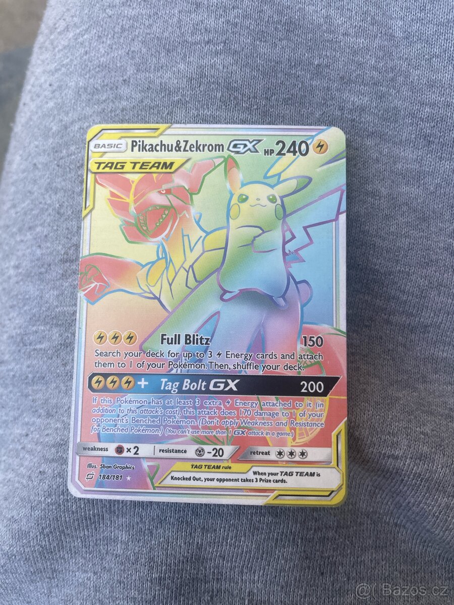 Pikachu&Zekrom GX TAG TEAM
