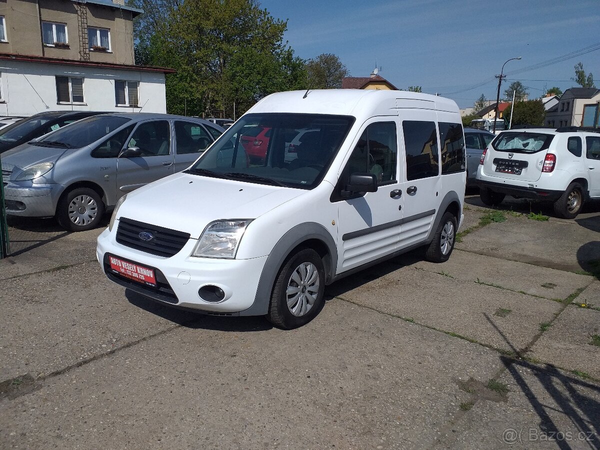 FORD TOURNEO CONNECT 1,8 TDCi,66KW,5MÍST ,ZVÝŠENÝ