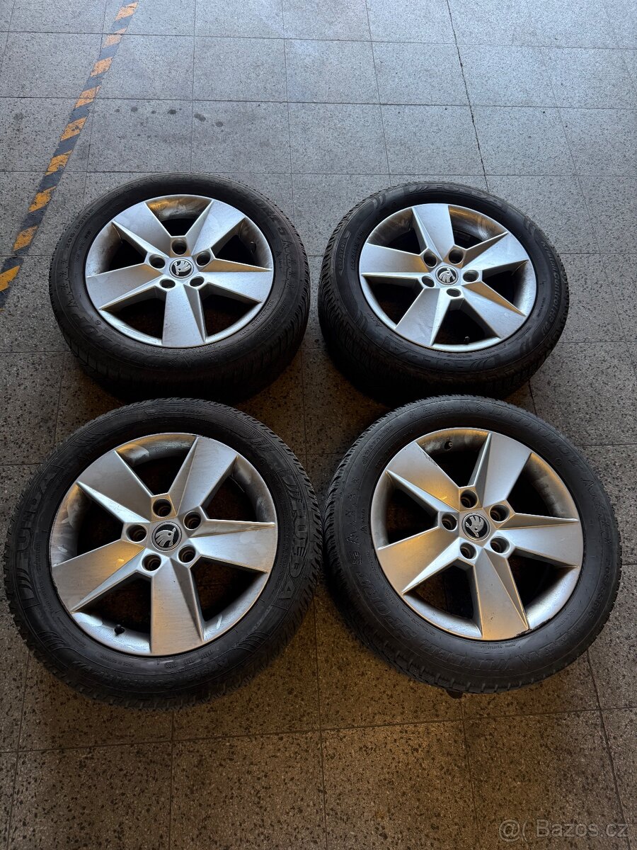 Prodám originální sadu kol Škoda Octavia 5x112