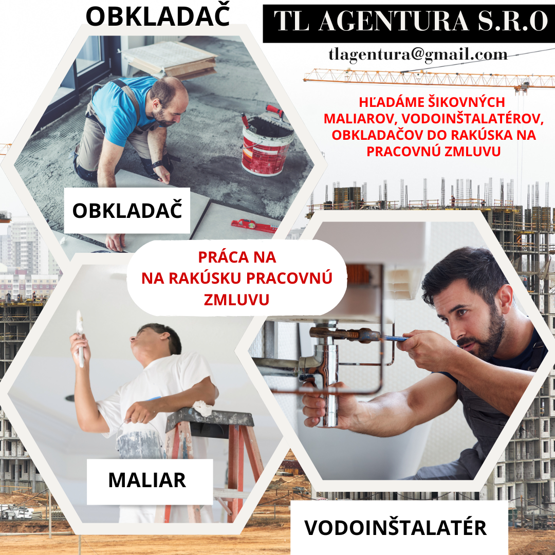 Rakusko pracovna zmluva Maliari Obkladači Vodoinštalateri