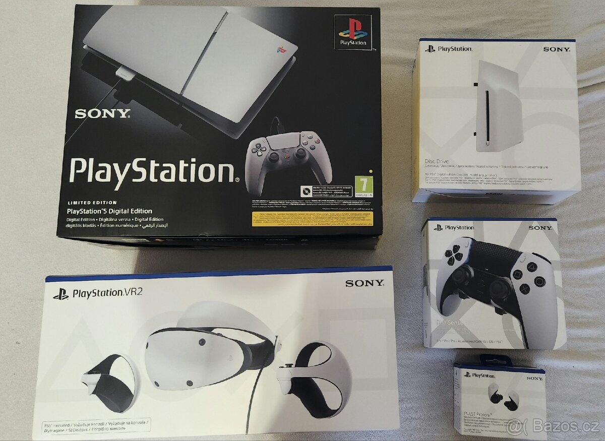 PS5 slim a příslušenství