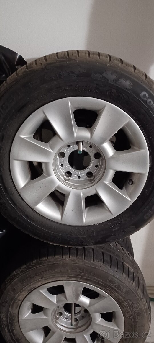 BMW disky 15" zimní pneu Continental 205/65/15