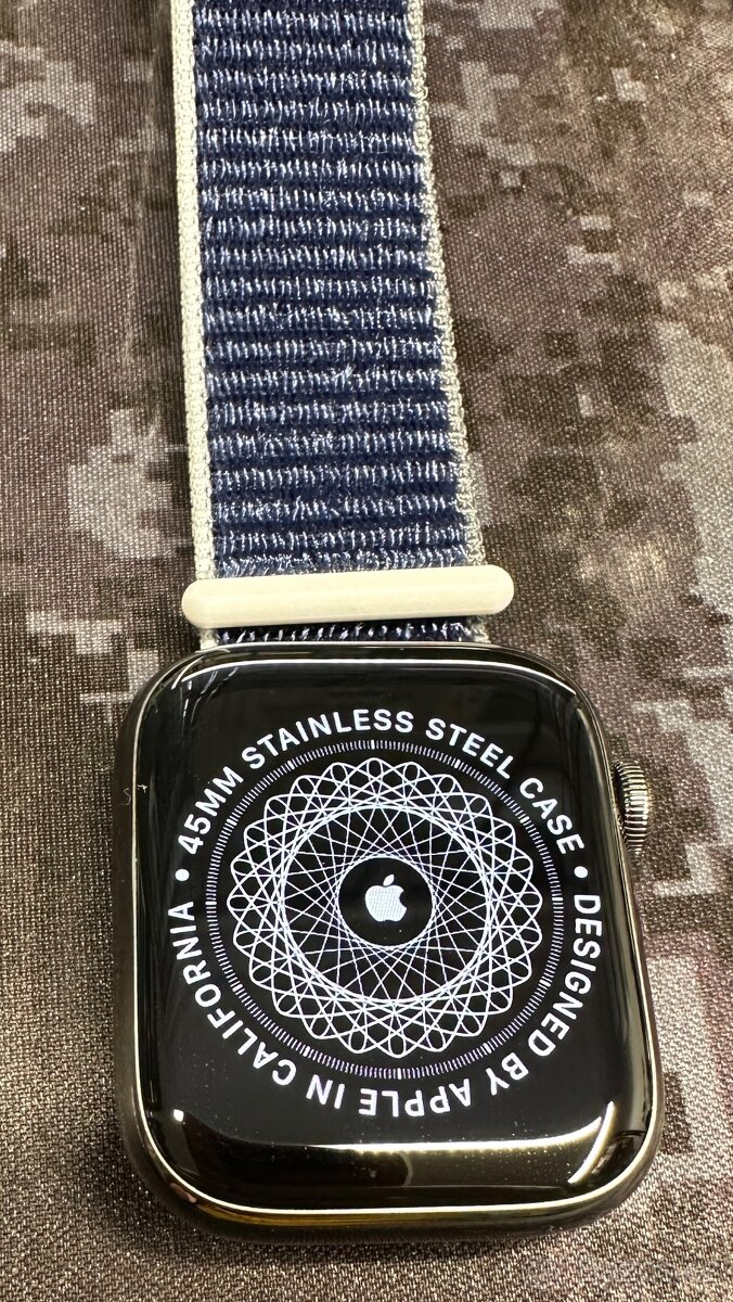 Apple Watch series 8 45mm Cellular ocelové, milánský tah