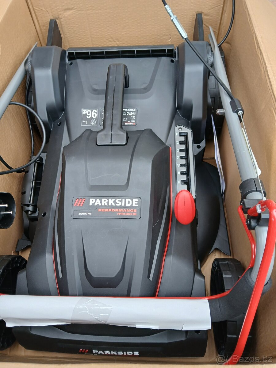 Prodám novou elektrickou sekačku Parkside Performance
